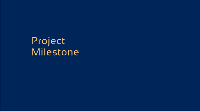 Project Milestones